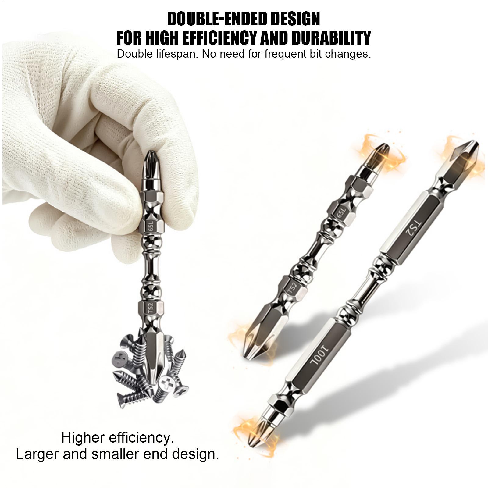 Power Tools Drill - ドライバービットセット磁気ヘビーデューティ金属六角シャンク滑り止めハンドツール10ピース電動ドリルドライバービット用