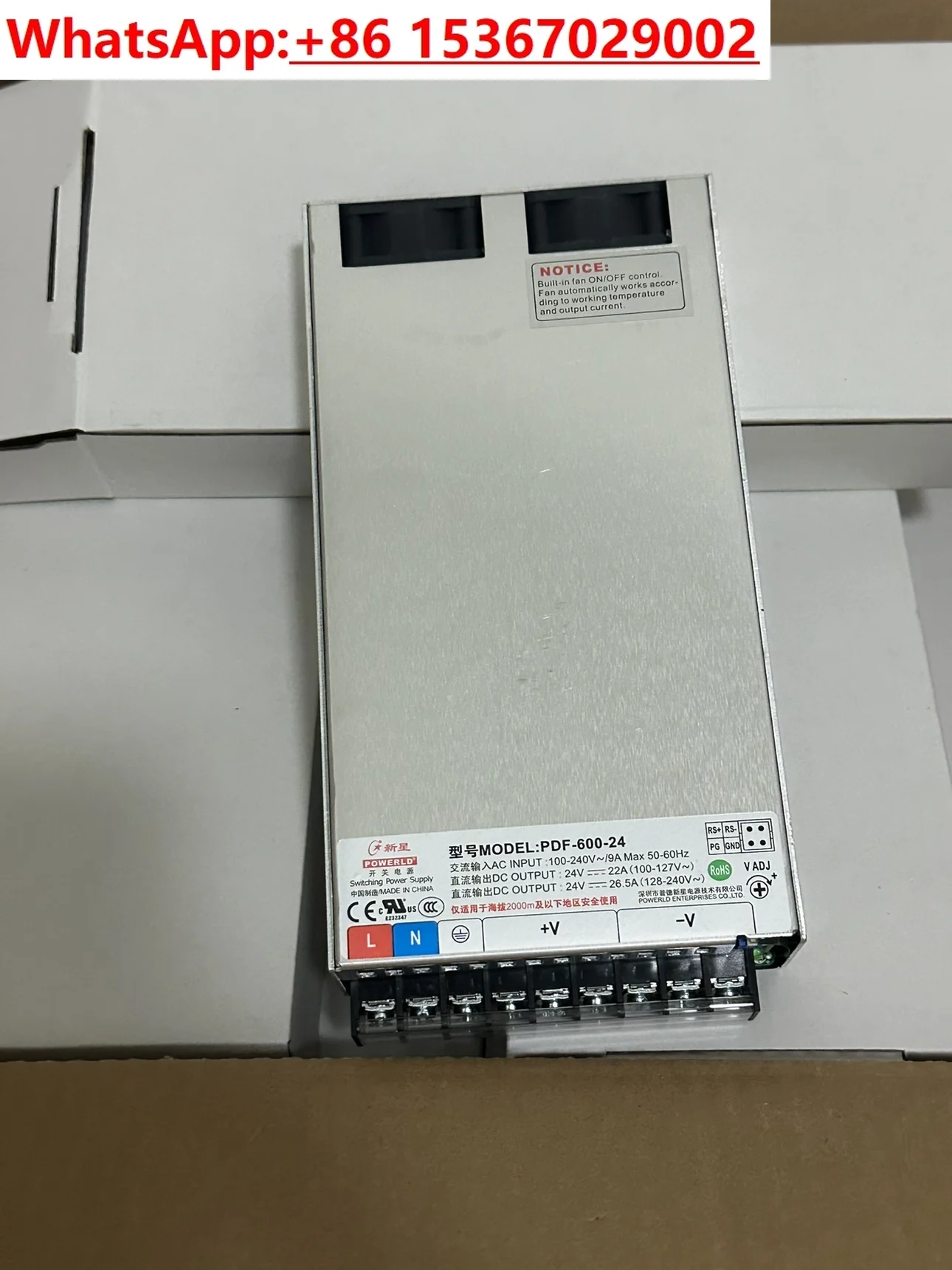 Power Tools Pdf - Nova PDF-600-24 24V36V/48V DC 安定化ハイパワー PFC