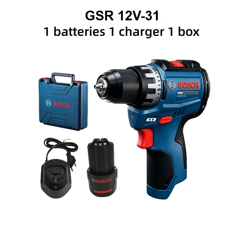 ボッシュ プロフェッショナル GSR 12V-31 コードレ - Power Tools Sheets のレビューと価格