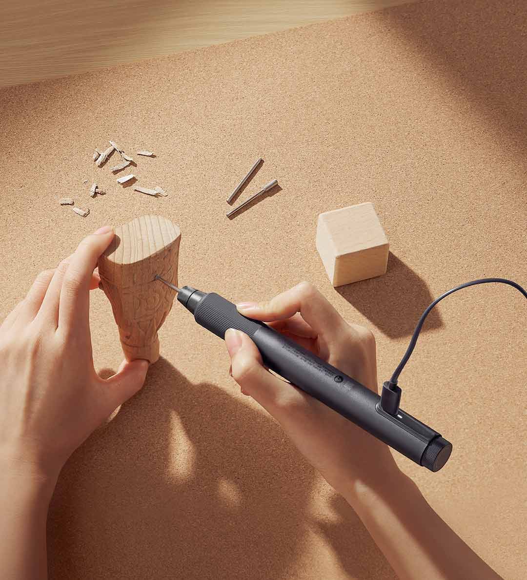 MIJIA電動研磨ペン 22000回転/分 ブラシレスモータ - Power Tools Drill のレビューと価格