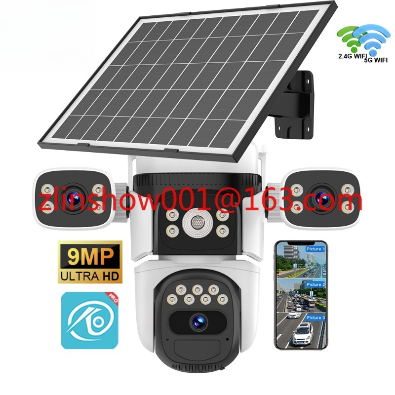 9MP デュアルバンドWiFi 360 °   ソーラー式P - Power Tools Ai のレビューと価格