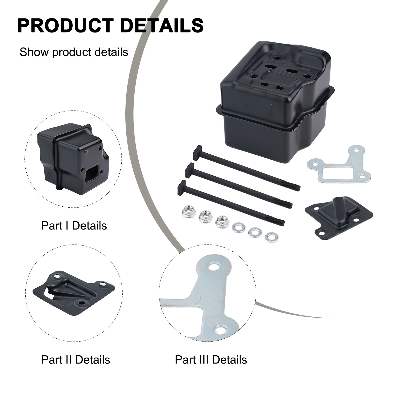 エキゾーストマフラーガスケットカバー,MSパッケージ,製品名 - Power Tools With Names のレビューと価格